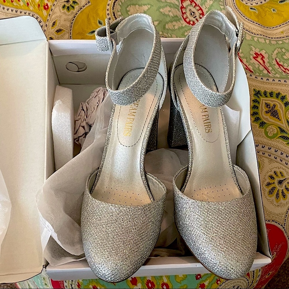 The Angela Sparkle Glam Block Heel